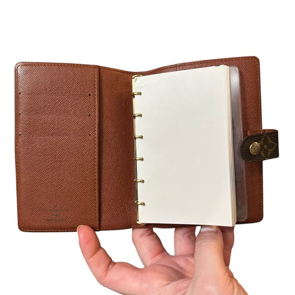 Authentic Louis Vuitton Monogram Leather Agenda PM Passport Holder Organizer - Picture 4 of 11
